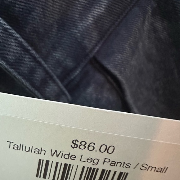 Denim trouser wide leg - Picture 4 of 6